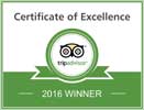 Cappadocia Tripadvisor Excellence Most Excellent Hotel Award