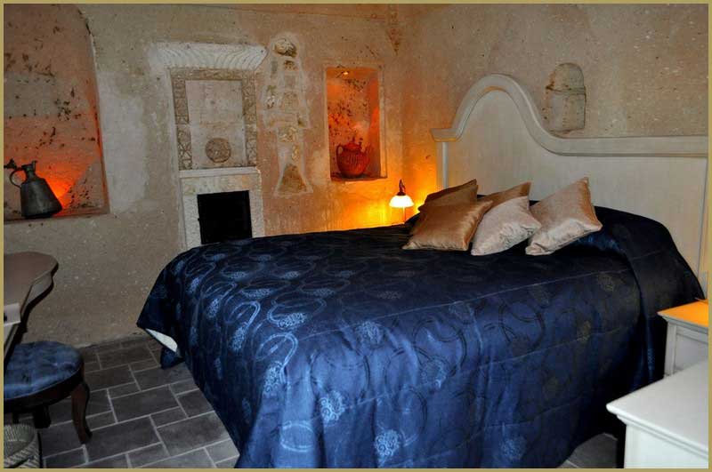 Deluxe Mağara Oda Altar kaya oyma taş odası yatak