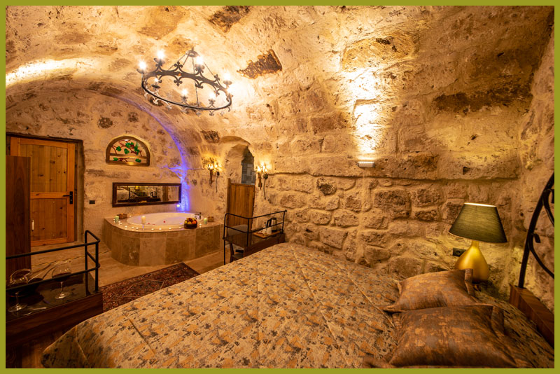 Premium Deluxe Mağara Oda Sultan Kapadokya Balayı Odası Özellikleri